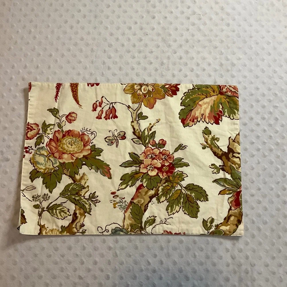Pottery Barn Placemats Floral Linen Cotton Blend Set‎ of 10 Table Decor